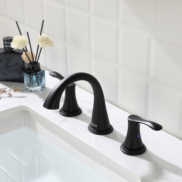 Parlos Home Widespread Bathroom Faucet with Drain Assembly & Reviews
